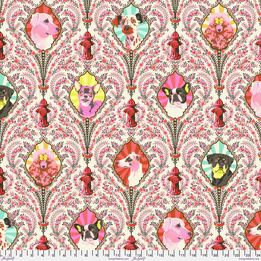 Puppy Dog Eyes - Blossom (Metallic) - 1/2 Yard