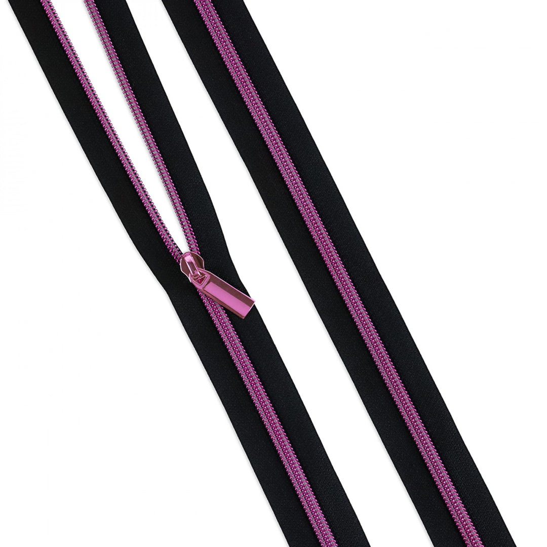 Tula Pink x Sallie Tomato Zipper by the Yard - Black