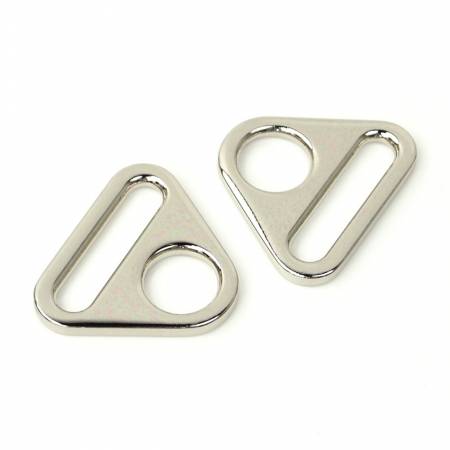 1" Triangle Rings - Nickel