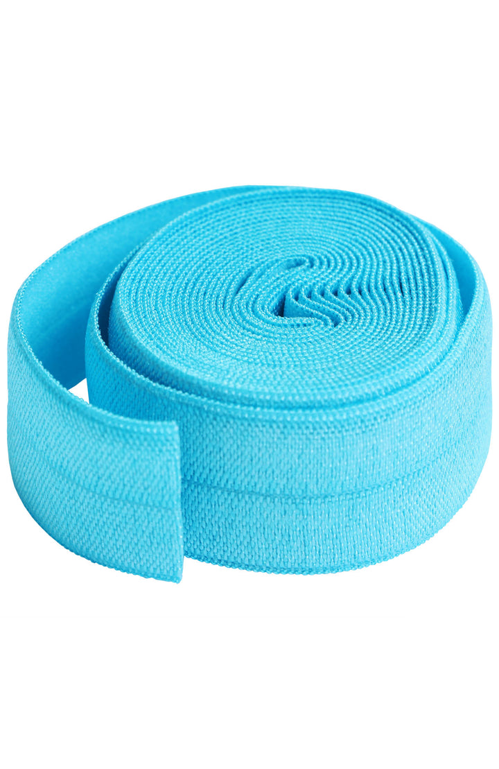 Fold-Over Elastic - Parrot Blue