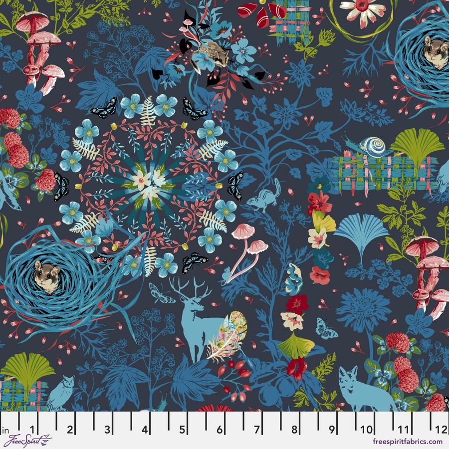 Land Art 2 - Prairie - Navy - 1/2 Yard