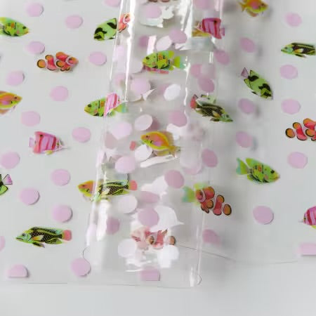 Clear Vinyl - School Crossing - 1/2 Yard