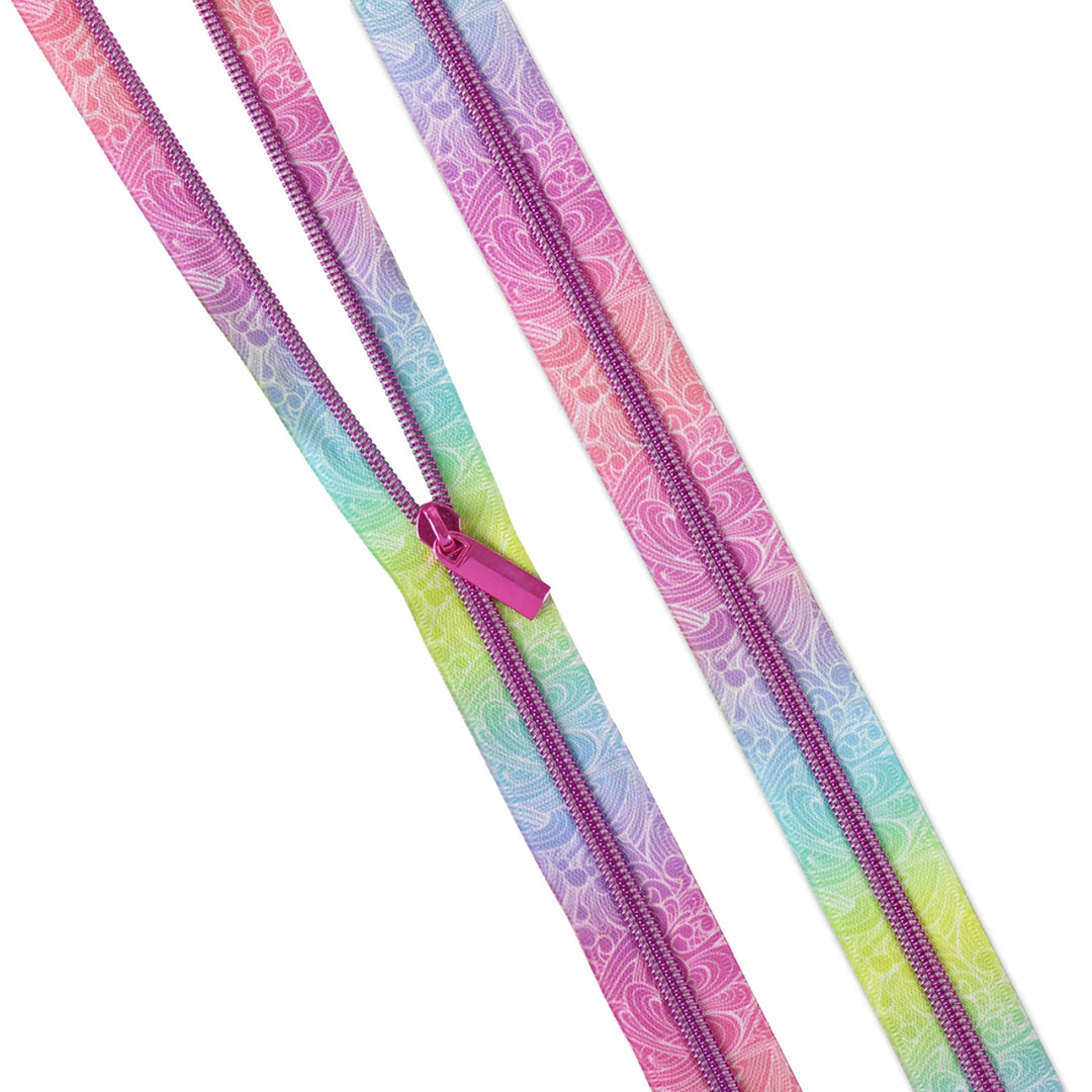 Tula Pink x Sallie Tomato Zipper by the Yard - Floral Reef