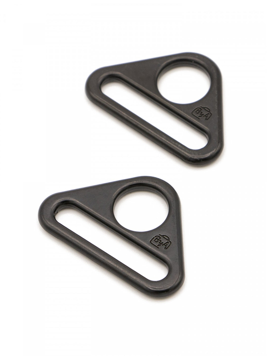 1" Triangle Rings - Black