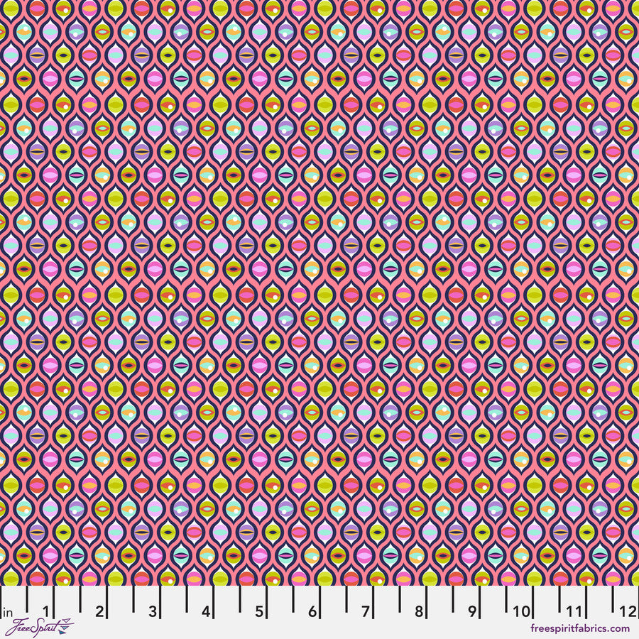 Tabby Road Deja Vu - Cat Eyes - Prism - 1/2 yard