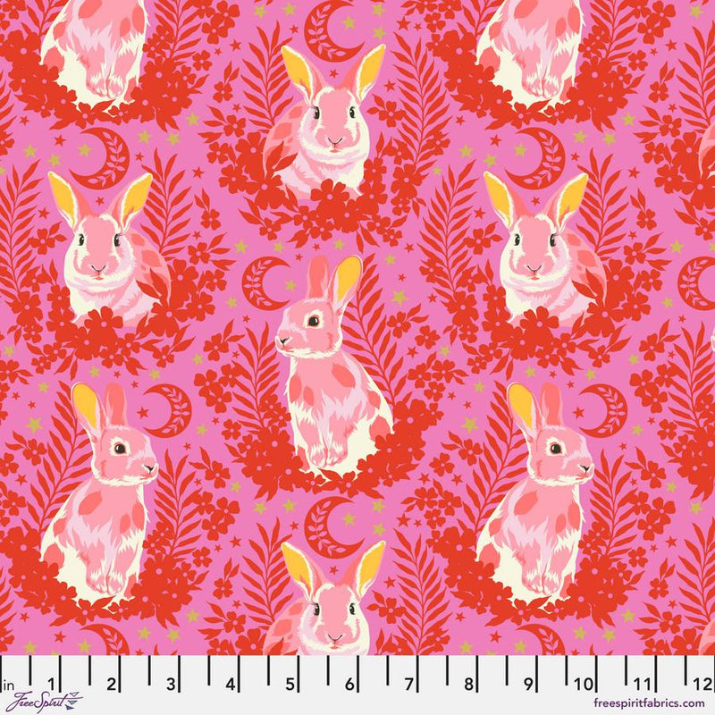 Hop To It - Blossom (Metallic) - 1/2 Yard