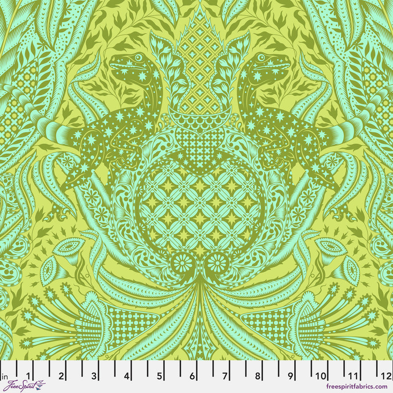 Roar - Gift Rapt - Lime - 1/2 yard