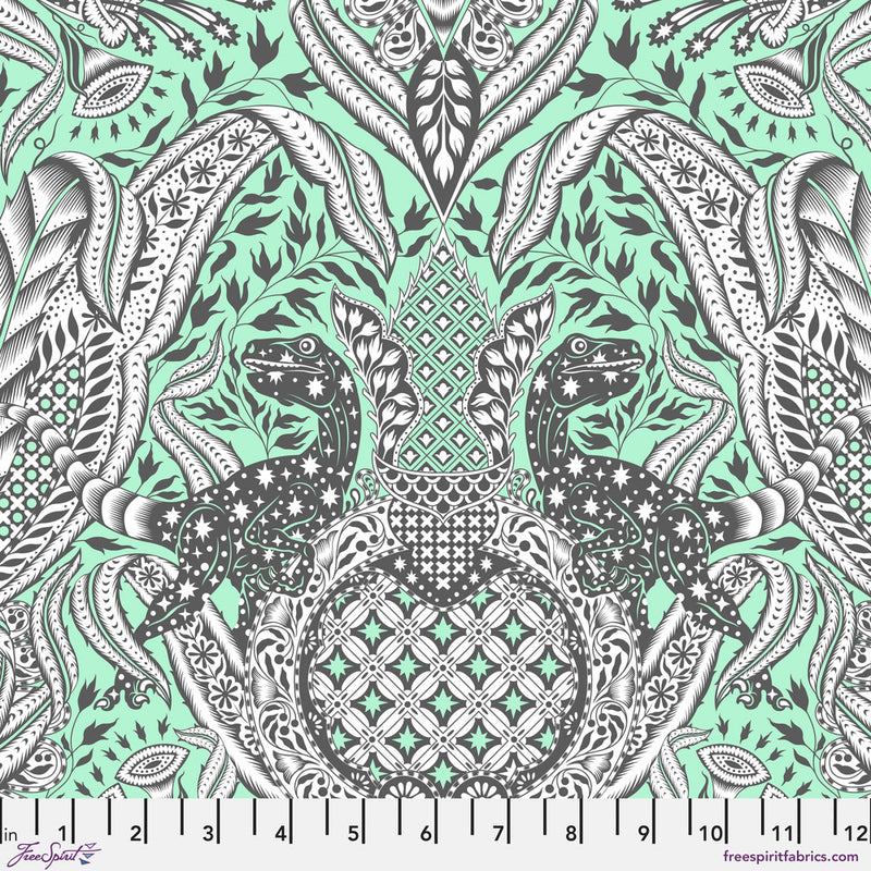 Roar - Gift Rapt - Mint - 1/2 yard