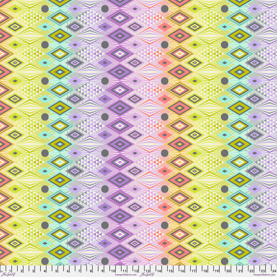 Tabby Road Deja Vu - Disco Lucy - Prism - 1/2 yard