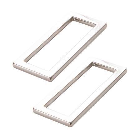 1 1/2" Rectangle Rings - Nickel