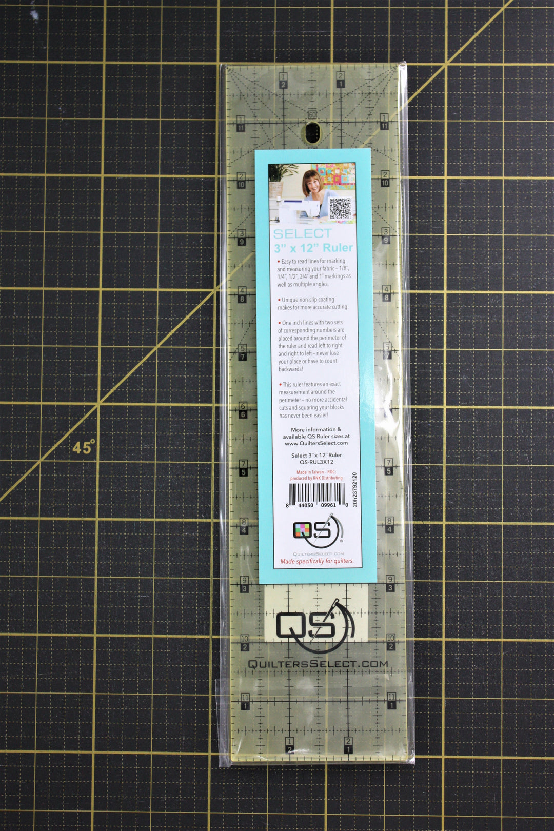 3" x 12" Non-Slip Ruler