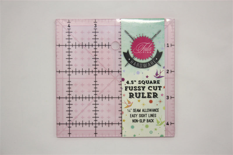 Tula Pink Hardware - 4.5" Fussy Cut Ruler