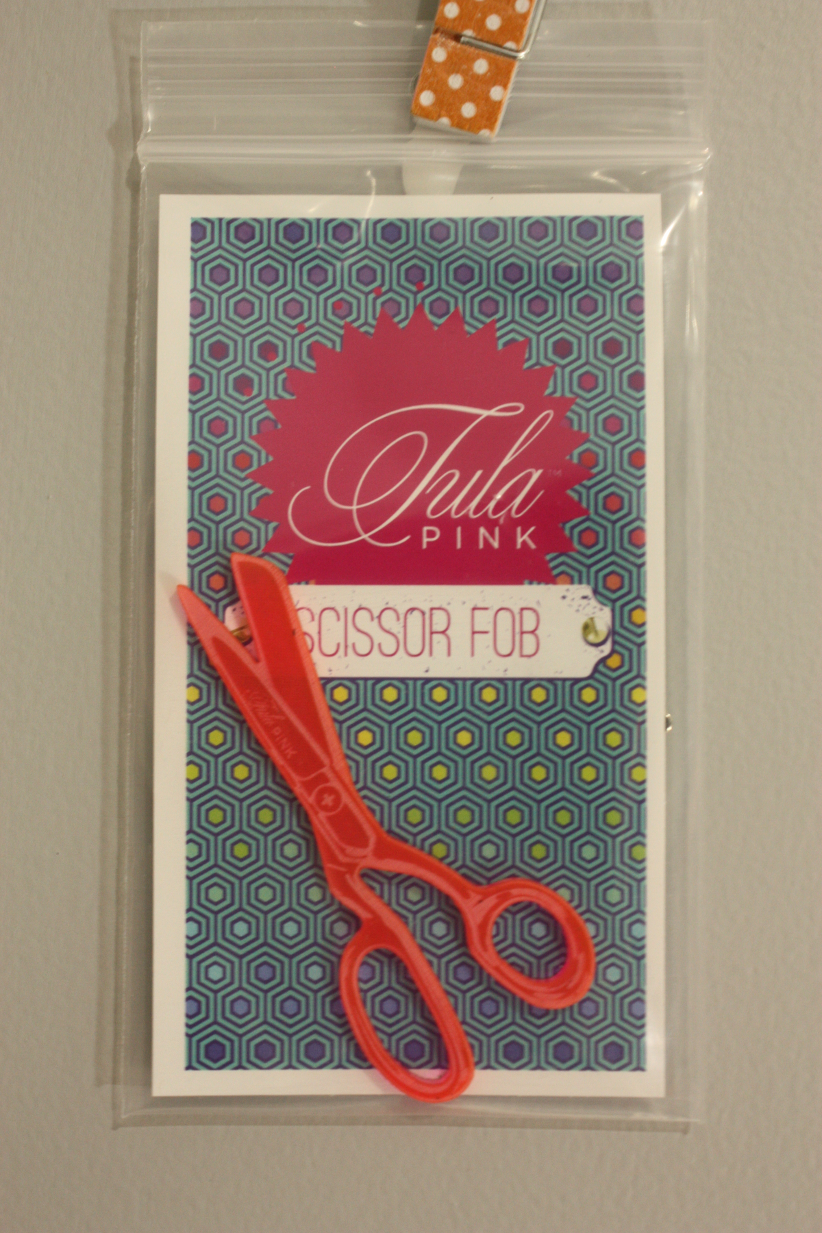 Paper Pieces Scissors Keychain by Tula Pink