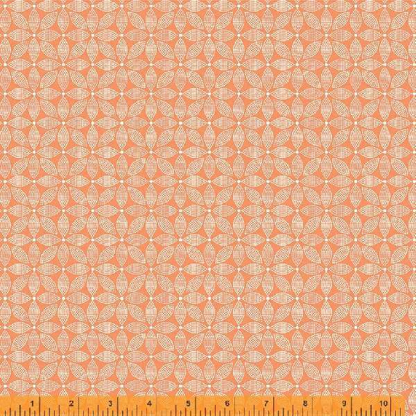 Forget Me Not - Trellis, Peach - 1/2 Yard