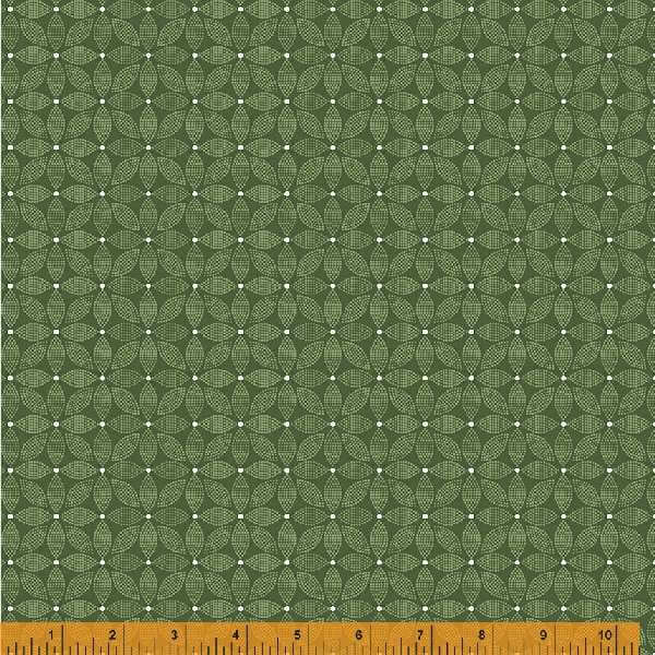 Forget Me Not - Trellis, Olive - 1/2 Yard