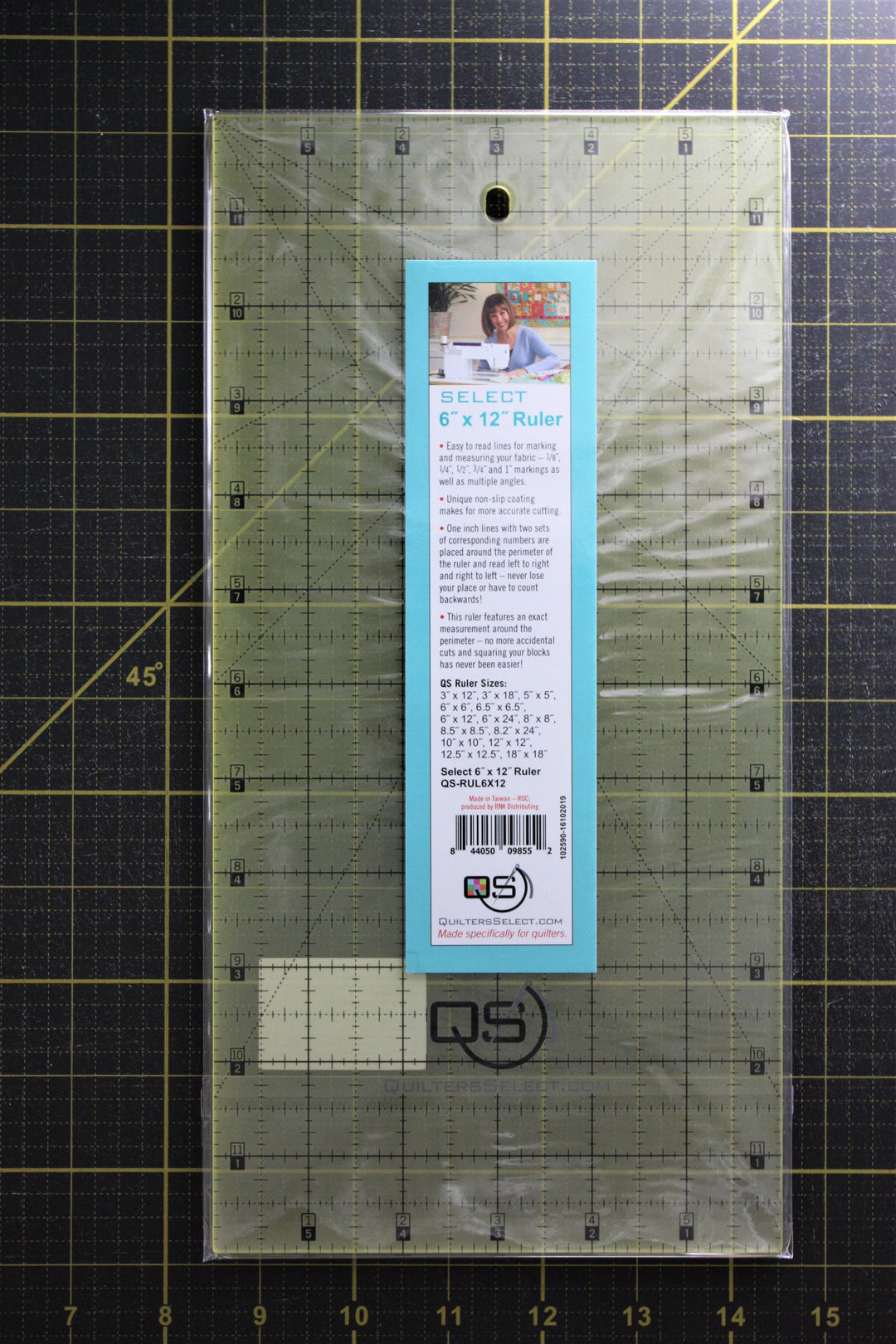 6" x 12" Non-Slip Ruler