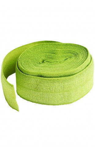 Fold-Over Elastic - Apple Green
