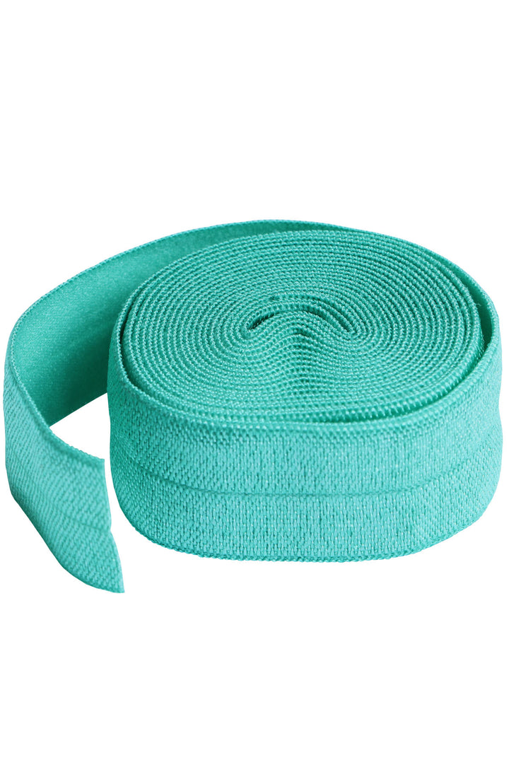 Fold-Over Elastic - Turquoise