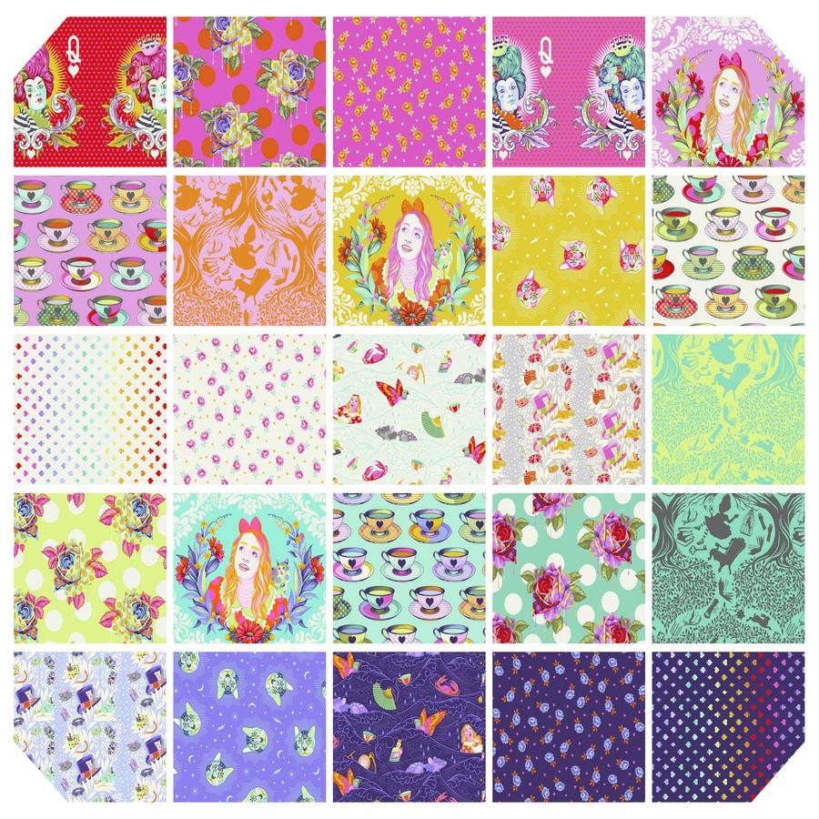 Fat Quarter Bundle - Complete Curiouser & Curiouser Collection