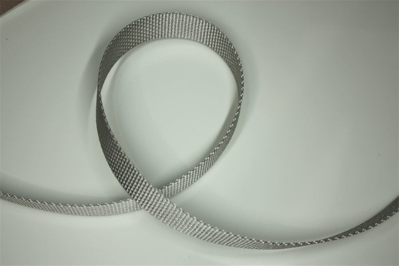 1" Polypro Strapping: Gray - By the Yard