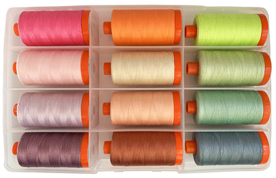 Everglow Aurifil thread collection (Large Spools)