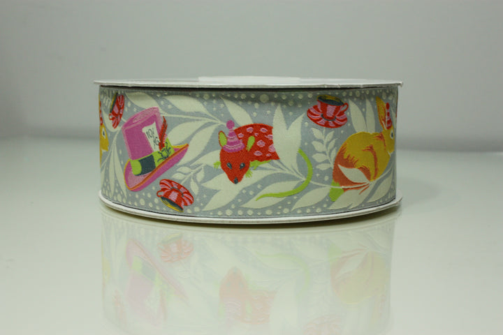 Tula Pink Curiouser Ribbon: Mad Hatter - 1/2 Yard (2")