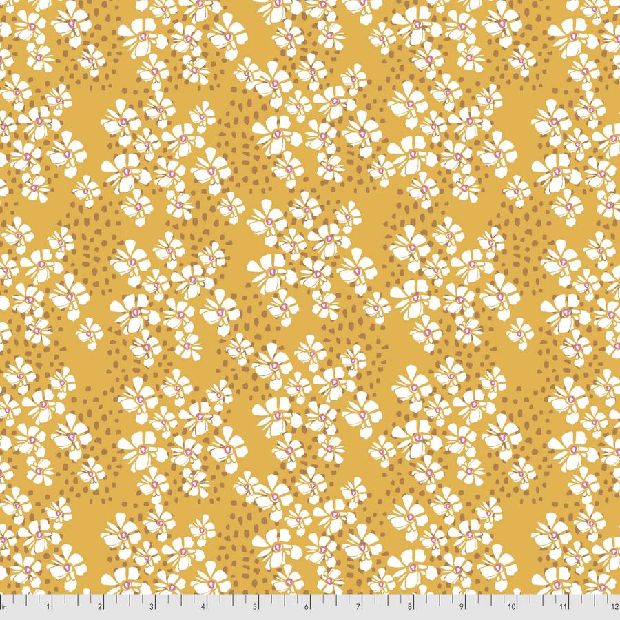 Boho Blooms - Marigold Path - 1/2 yard
