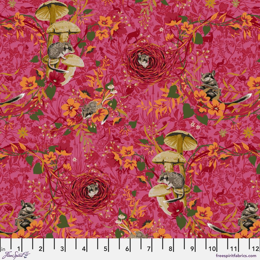 Land Art 2 - Masked Bandits - Rose - 1/2 Yard