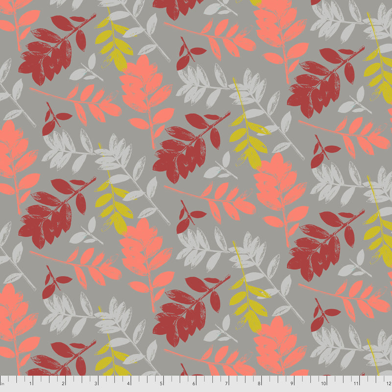 ZZ Leaf - Fire - 1/2 yard