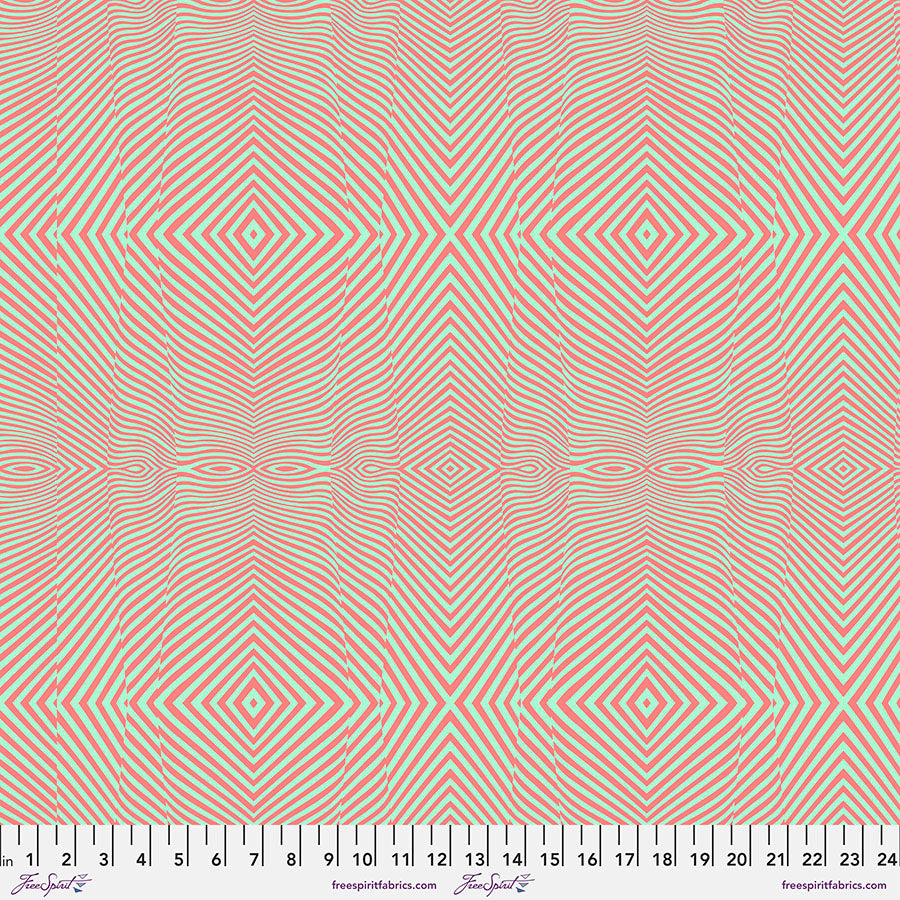 Lazy Stripe - Lunar - 1/2 Yard