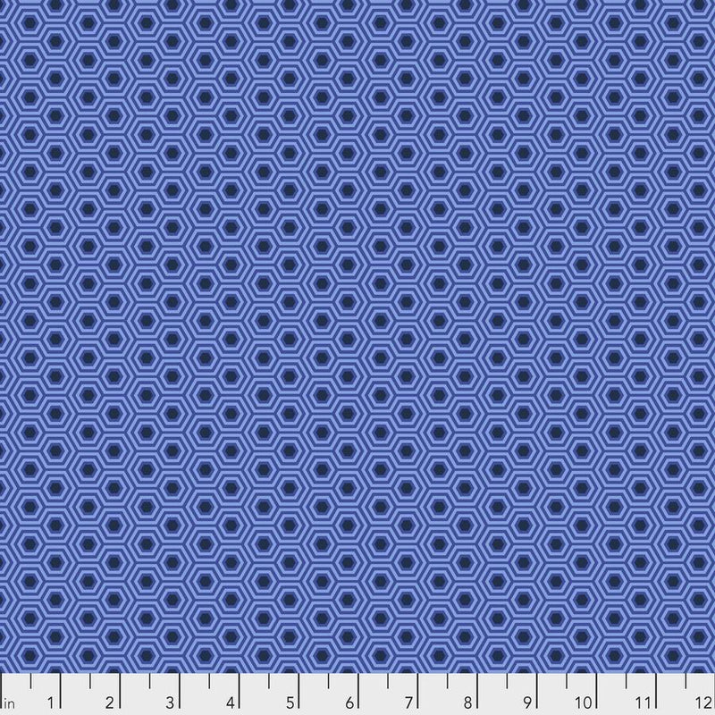 Hexy - Deep Sea - 1/2 Yard