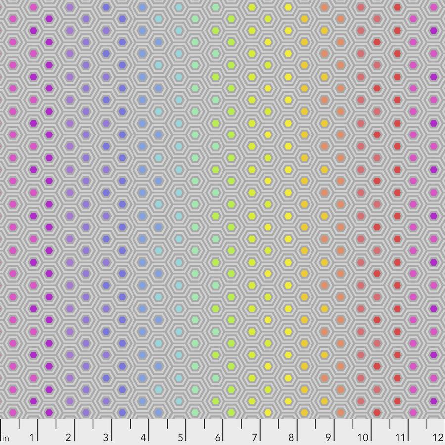 Hexy - Dove - 1/2 Yard
