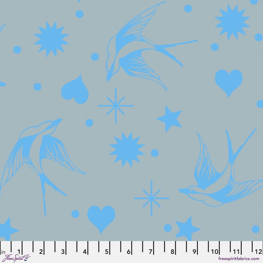 Neon Fairy Flakes - Aura - 1/2 Yard