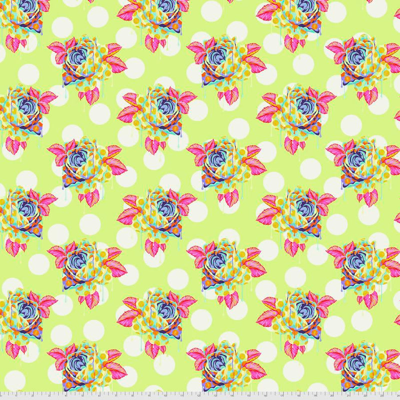 Painted Roses - Sugar - 1/2 yard