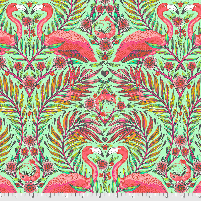 Pretty In Pink - Mango - 1/2 Yard