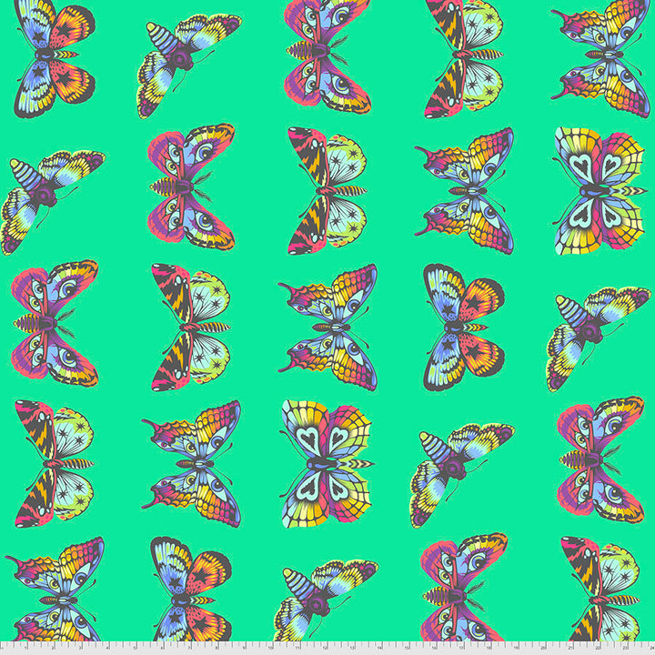 Butterfly Hugs - Lagoon - 1/2 Yard