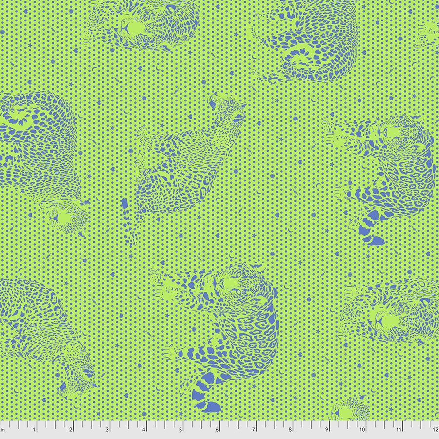 Lil Jaguars - Kiwi - 1/2 Yard