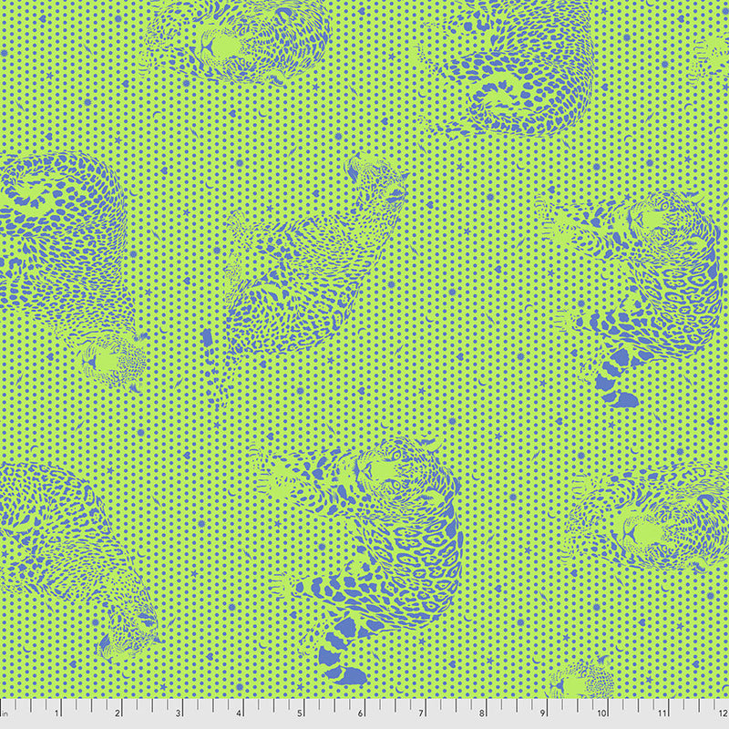 Lil Jaguars - Kiwi - 1/2 Yard