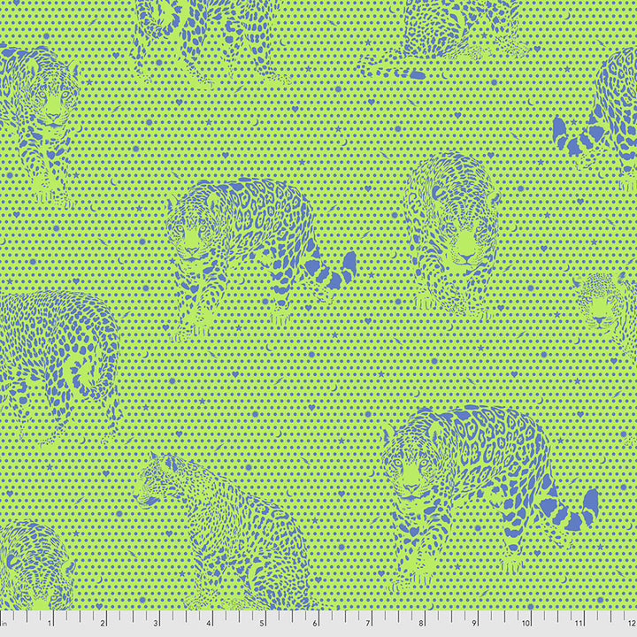 Lil Jaguars - Kiwi - 1/2 Yard
