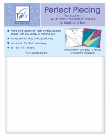 Perfect Piecing Foundation Paper - 25 pack