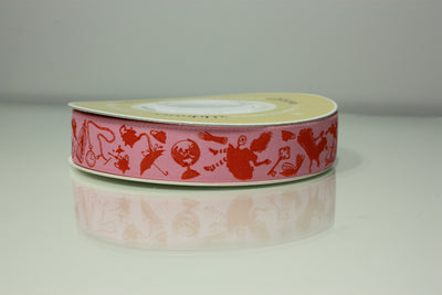 Tula Pink Curiouser Ribbon: Down the Rabbit Hole - 1/2 Yard (7/8")