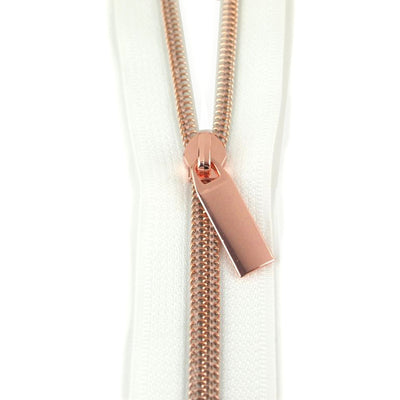 Zipper by the Yard - Rose Gold