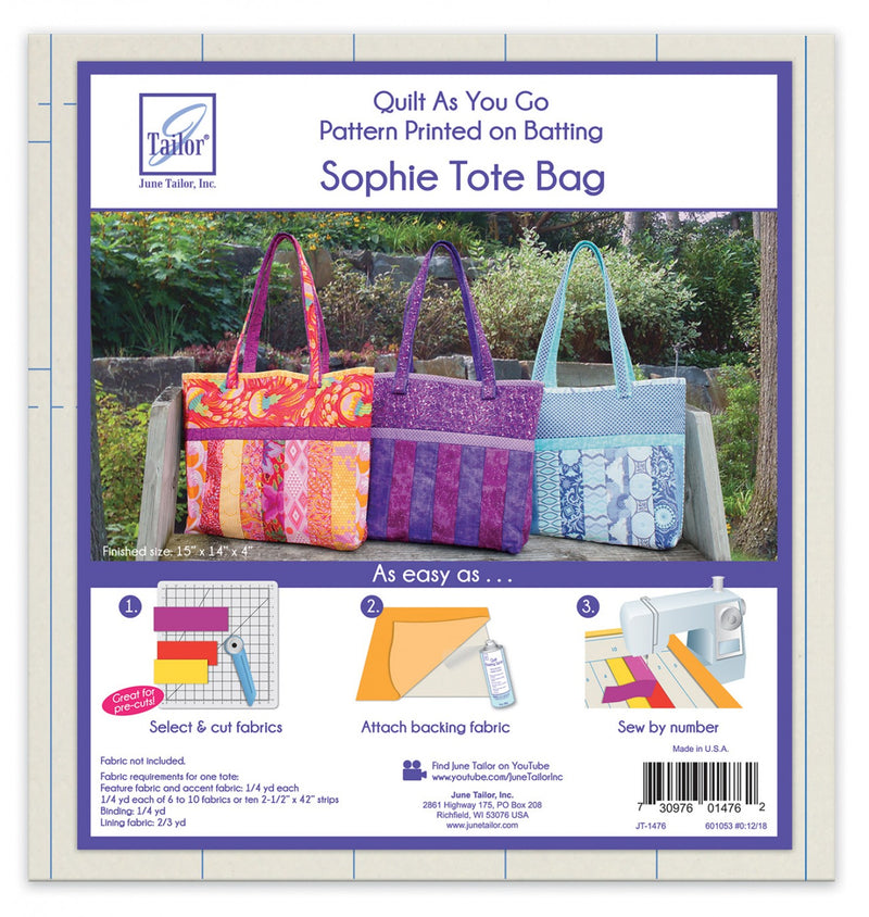 Quilt-As-You-Go: Sophie Tote Bag