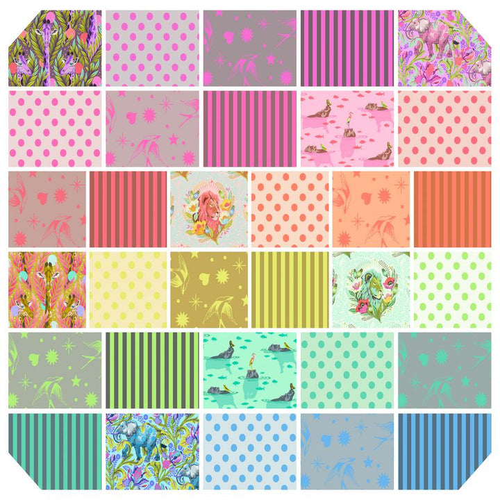 Fat Quarter Bundle - Everglow and Neon True Colors