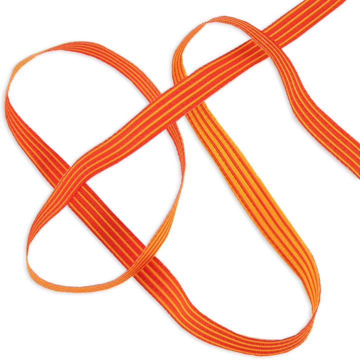 Tula Pink Tiny Stripes Ribbon: Sunrise - 1/2 Yard