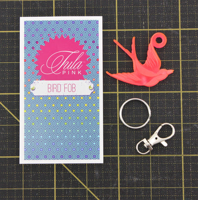 Tula Pink Bird Keychain