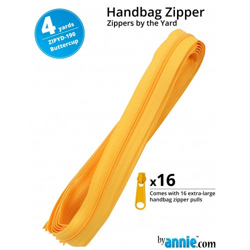 Zipper by the Yard - Buttercup