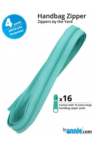 Zipper by the Yard - Turquoise