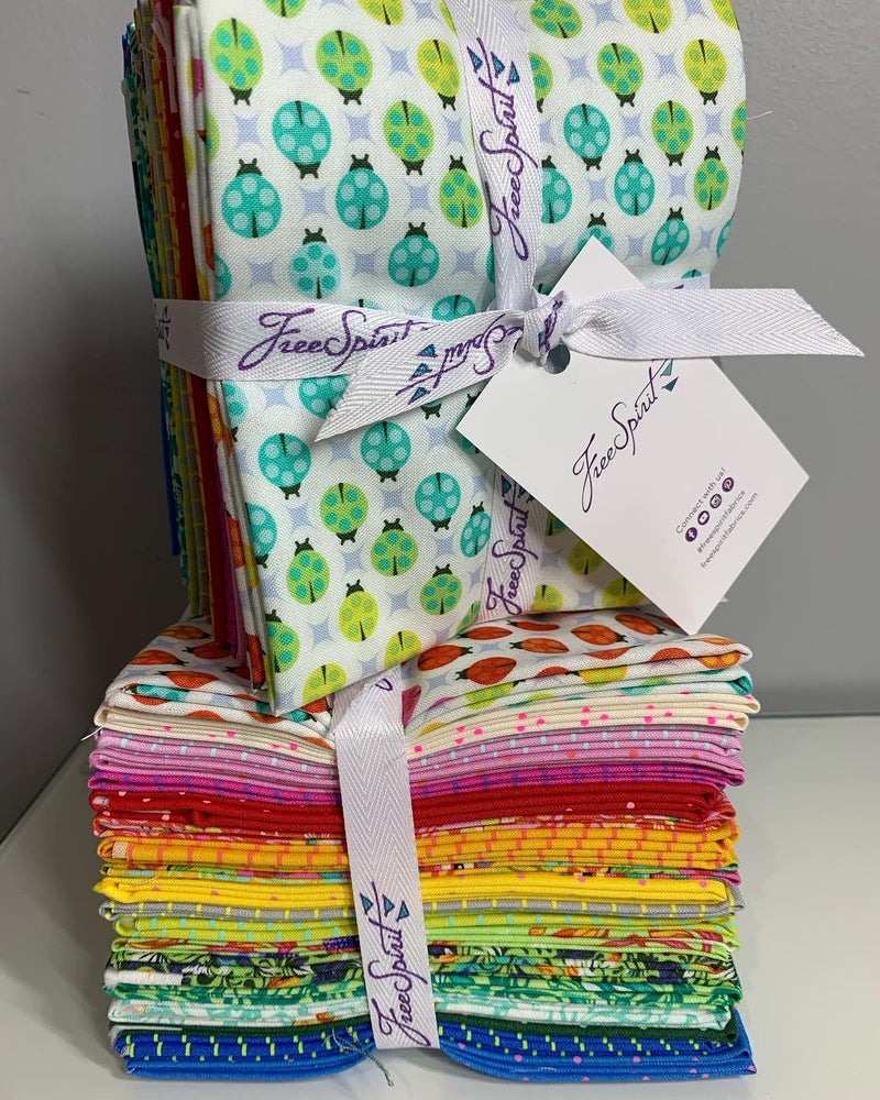 Fat Quarter Bundle - Tiny Beasts (Glow)