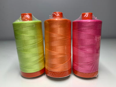 Neon Aurifil Thread Set (Large Spools)